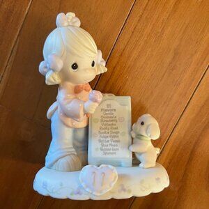 Precious Moments, Growing In Grace, Age 11, 1996 Puppy Heart Mark, 260924